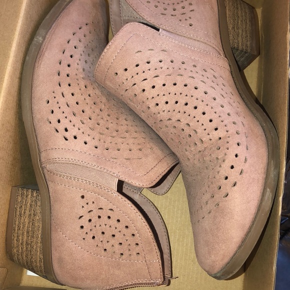 torrid Shoes - Blush ankle booties